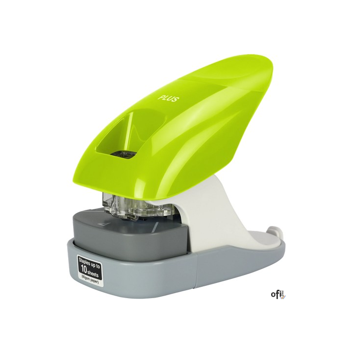 Zszywa bez problemu do 10 kartek (papier 80 g/m²)Przyjazny dla środowiska nie wymaga użycia metalowych zszywekMechanizm wspomaga