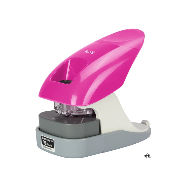 Zszywa bez problemu do 10 kartek (papier 80 g/m²)Przyjazny dla środowiska nie wymaga użycia metalowych zszywekMechanizm wspomaga