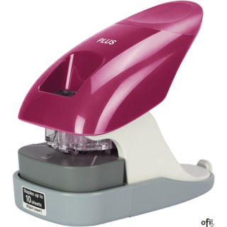 Zszywa bez problemu do 10 kartek (papier 80 g/m²)Przyjazny dla środowiska nie wymaga użycia metalowych zszywekMechanizm wspomaga