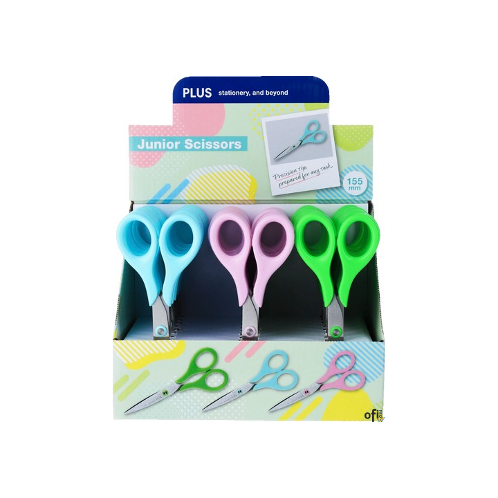 Modny i&nbsp;funkcjonalny designNożyczki dla juniorów dostępne są w&nbsp;trzech modnych kolorach, które przypadną do gustumłodym użytkowni