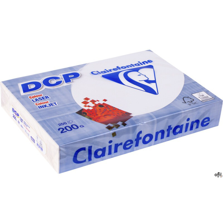 DCP, ivory, powleczenie insize, lekko satynowy, papier do kopiowania, bezdrzewny ECF, 200g/m2, 210mm x 297mm, A4, LG, ryza 250 a