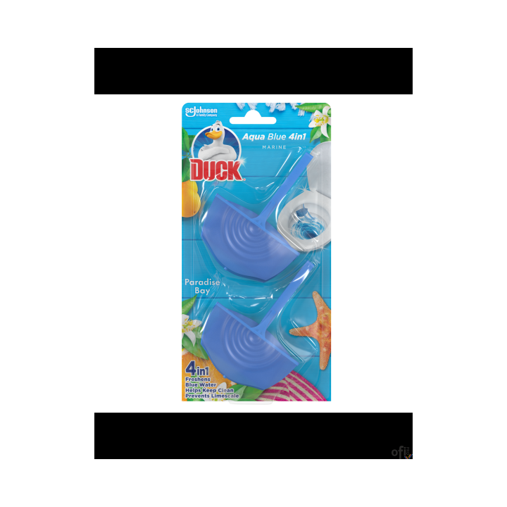 DUCK Zawieszka do WC 2x36ml AQUA BLUE 4w1 55284