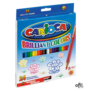 Kredki ołówkowe CARIOCA, 24 kolory 170-1464