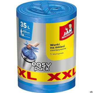 Worki na śmieci HD Easy_Pack XXL, 35 l, 100 szt., Jan Niezbędny