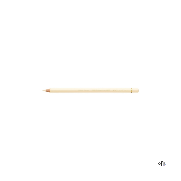 Kredka artystyczna Polychromos Faber-Castell w kolorze ivory (103). Seria ta jest ceniona na całym świecie zarówno przez profesj
