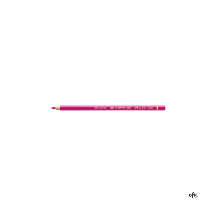Kredka artystyczna Polychromos Faber-Castell w kolorze fuchsia (123). Seria ta jest ceniona na całym świecie zarówno przez profe