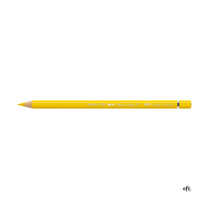 Kredka akwarelowa Albrecht D_rer Faber-Castell w kolorze cadmium yellow (107). Profesjonalna i niezawodna, zapewnia artystom duż