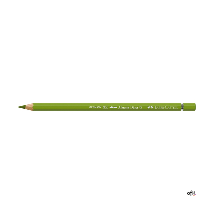 Kredka akwarelowa Albrecht D_rer Faber-Castell w kolorze earth green yellowish (168). Profesjonalna i niezawodna, zapewnia artys