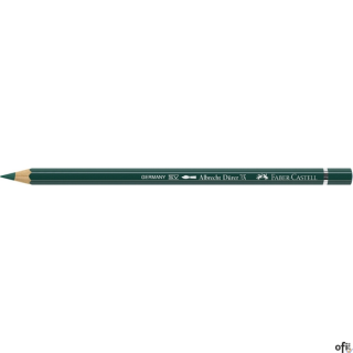 Kredka akwarelowa Albrecht D_rer Faber-Castell w kolorze pine green (267). Profesjonalna i niezawodna, zapewnia artystom dużą ws