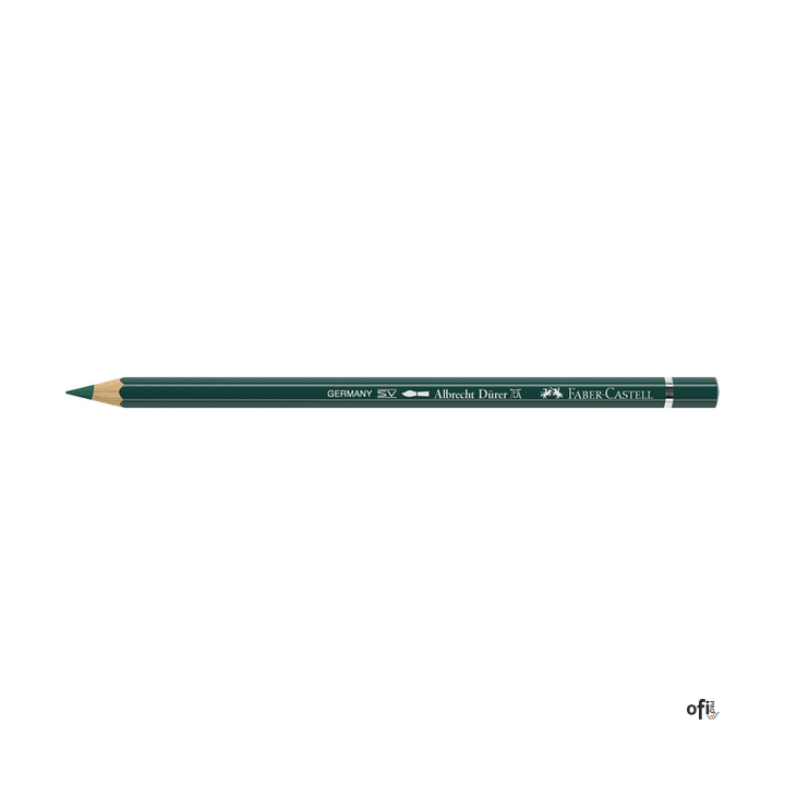 Kredka akwarelowa Albrecht D_rer Faber-Castell w kolorze pine green (267). Profesjonalna i niezawodna, zapewnia artystom dużą ws