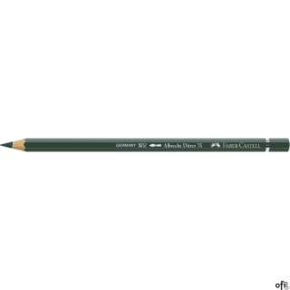 Kredka akwarelowa Albrecht D_rer Faber-Castell w kolorze chrome oxide green (278). Profesjonalna i niezawodna, zapewnia artystom