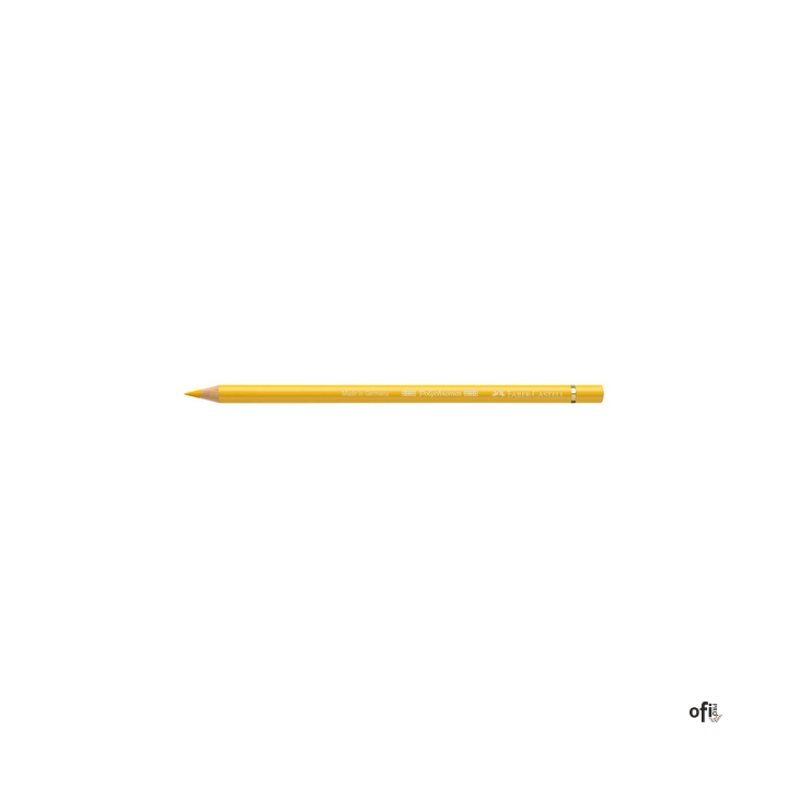 Kredka artystyczna Polychromos Faber-Castell w kolorze dark cadmium yellow (108). Seria ta jest ceniona na całym świecie zarówno