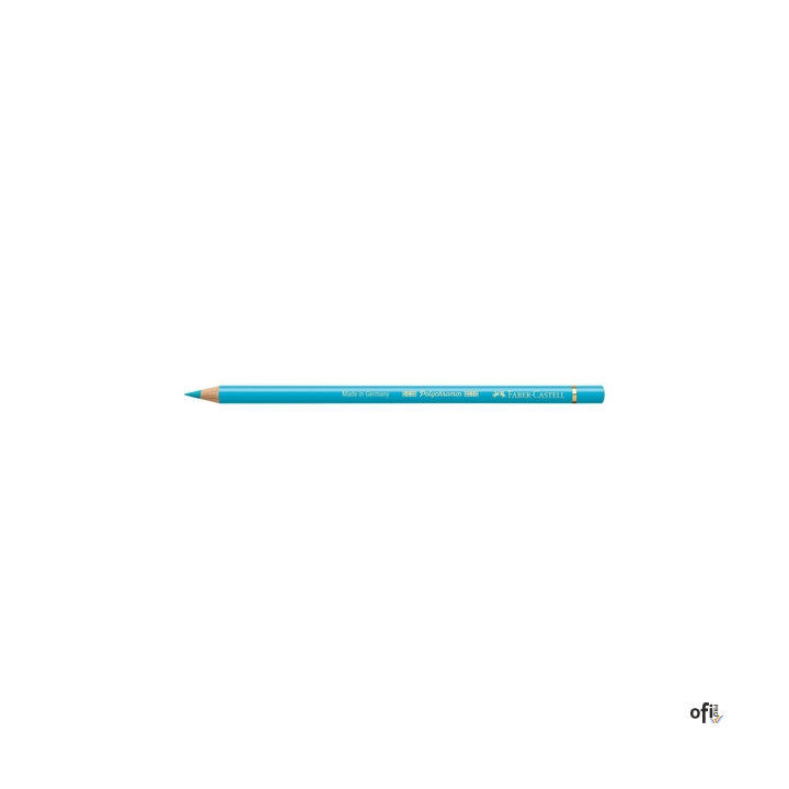 Kredka artystyczna Polychromos Faber-Castell w kolorze light cobalt turquoise (154). Seria ta jest ceniona na całym świecie zaró