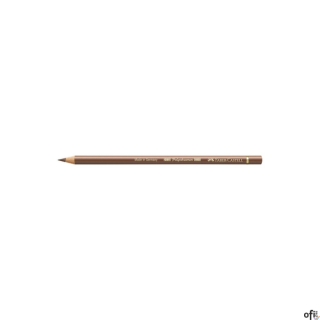 Kredka artystyczna Polychromos Faber-Castell w kolorze bistre (179). Seria ta jest ceniona na całym świecie zarówno przez profes