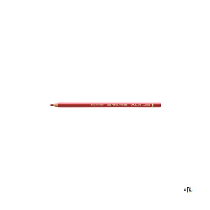 Kredka artystyczna Polychromos Faber-Castell w kolorze Pompeian red (191). Seria ta jest ceniona na całym świecie zarówno przez 
