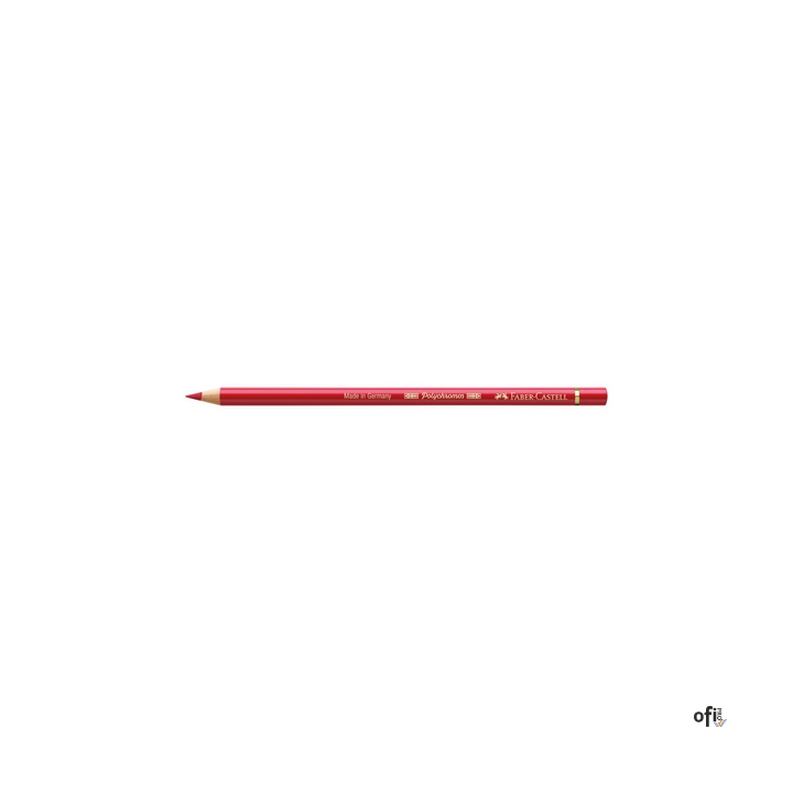 Kredka artystyczna Polychromos Faber-Castell w kolorze deep scarlet red (219). Seria ta jest ceniona na całym świecie zarówno pr