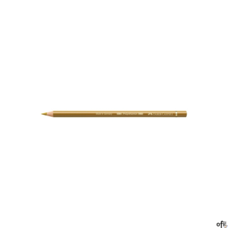 Kredka artystyczna Polychromos Faber-Castell w kolorze green gold (268). Seria ta jest ceniona na całym świecie zarówno przez pr
