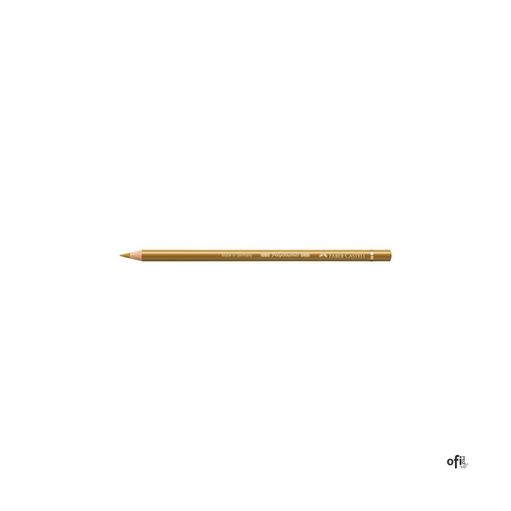 Kredka artystyczna Polychromos Faber-Castell w kolorze green gold (268). Seria ta jest ceniona na całym świecie zarówno przez pr