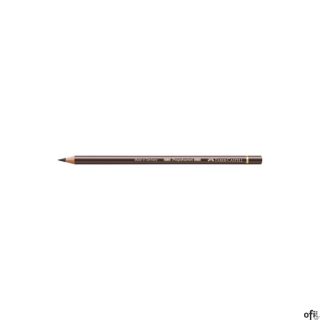 Kredka artystyczna Polychromos Faber-Castell w kolorze burnt umber (280). Seria ta jest ceniona na całym świecie zarówno przez p