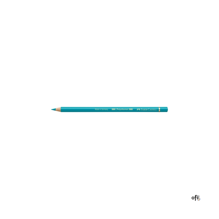 Kredka artystyczna Polychromos Faber-Castell w kolorze cobalt green (156). Seria ta jest ceniona na całym świecie zarówno przez 