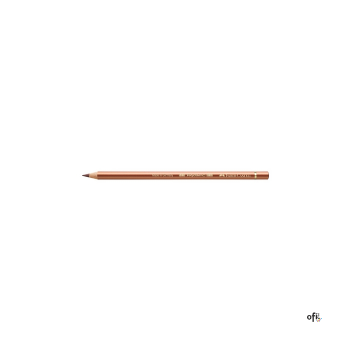 Kredka artystyczna Polychromos Faber-Castell w kolorze copper (252). Seria ta jest ceniona na całym świecie zarówno przez profes