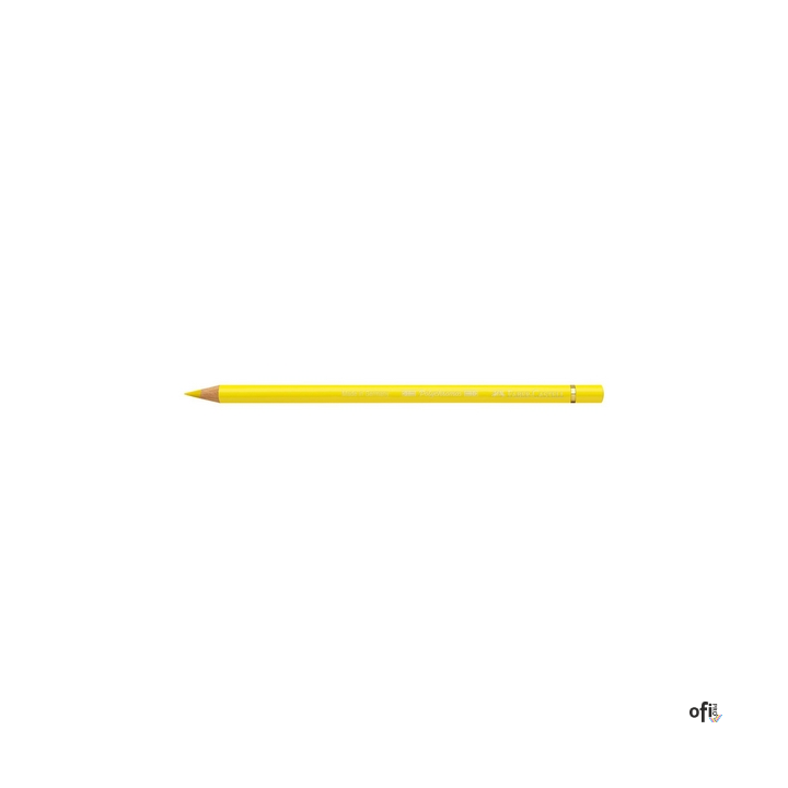 Kredka artystyczna Polychromos Faber-Castell w kolorze light cadmium yellow (105). Seria ta jest ceniona na całym świecie zarówn