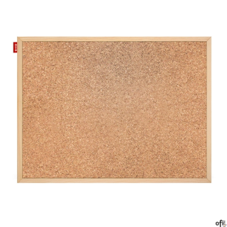 Tablica korkowa MEMOBE, rama drewniana, 120x80 cm MTC120080.00.01.05