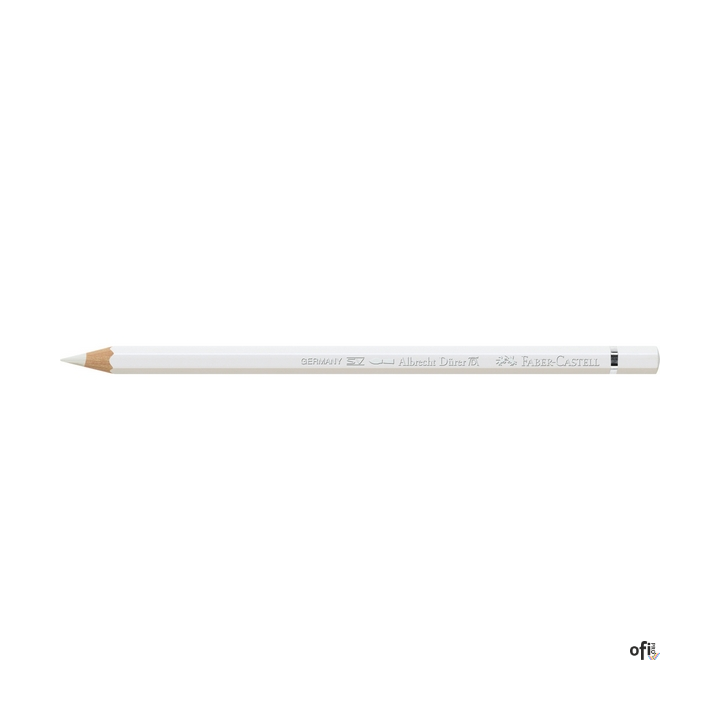 Kredka akwarelowa Albrecht D_rer Faber-Castell w kolorze white (101). Profesjonalna i niezawodna, zapewnia artystom dużą wszechs
