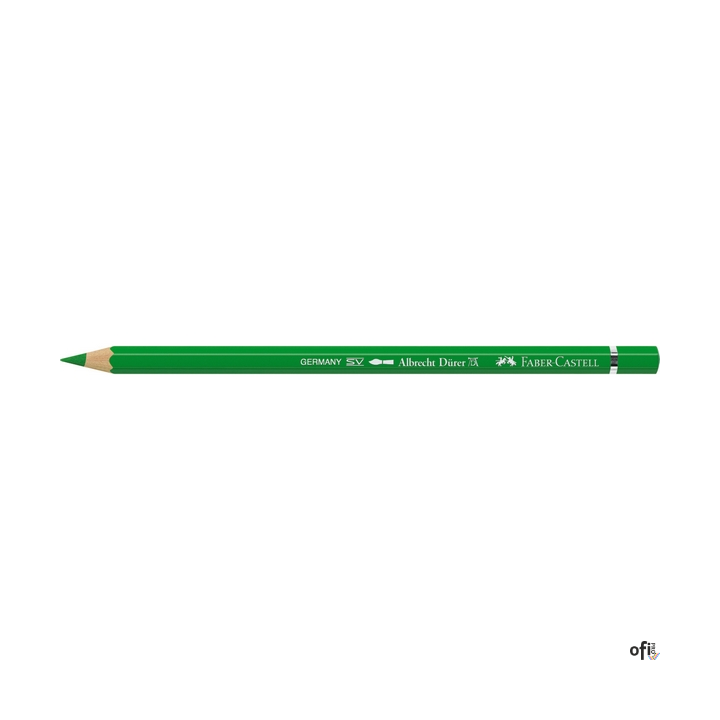 Kredka akwarelowa Albrecht D_rer Faber-Castell w kolorze leaf green (112). Profesjonalna i niezawodna, zapewnia artystom dużą ws