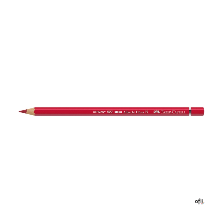Kredka akwarelowa Albrecht D_rer Faber-Castell w kolorze permanent carmine (126). Profesjonalna i niezawodna, zapewnia artystom 