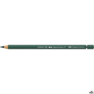 Kredka akwarelowa Albrecht D_rer Faber-Castell w kolorze juniper green (165). Profesjonalna i niezawodna, zapewnia artystom dużą
