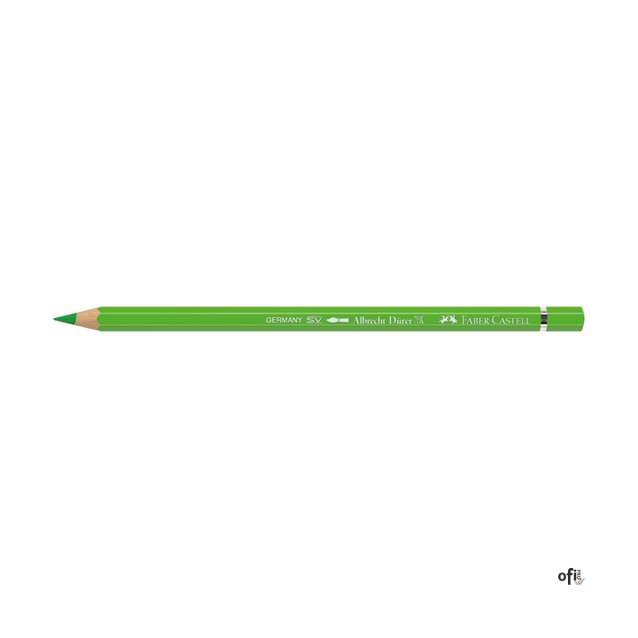 Kredka akwarelowa Albrecht D_rer Faber-Castell w kolorze grass green (166). Profesjonalna i niezawodna, zapewnia artystom dużą w