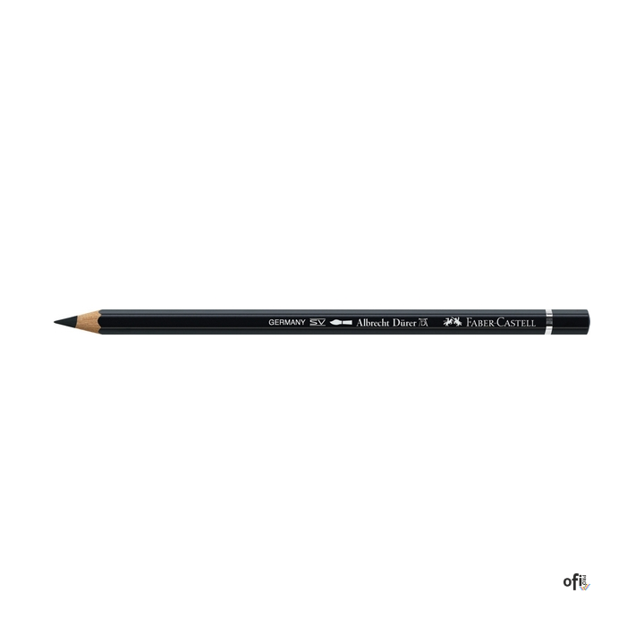 Kredka akwarelowa Albrecht D_rer Faber-Castell w kolorze black (199). Profesjonalna i niezawodna, zapewnia artystom dużą wszechs