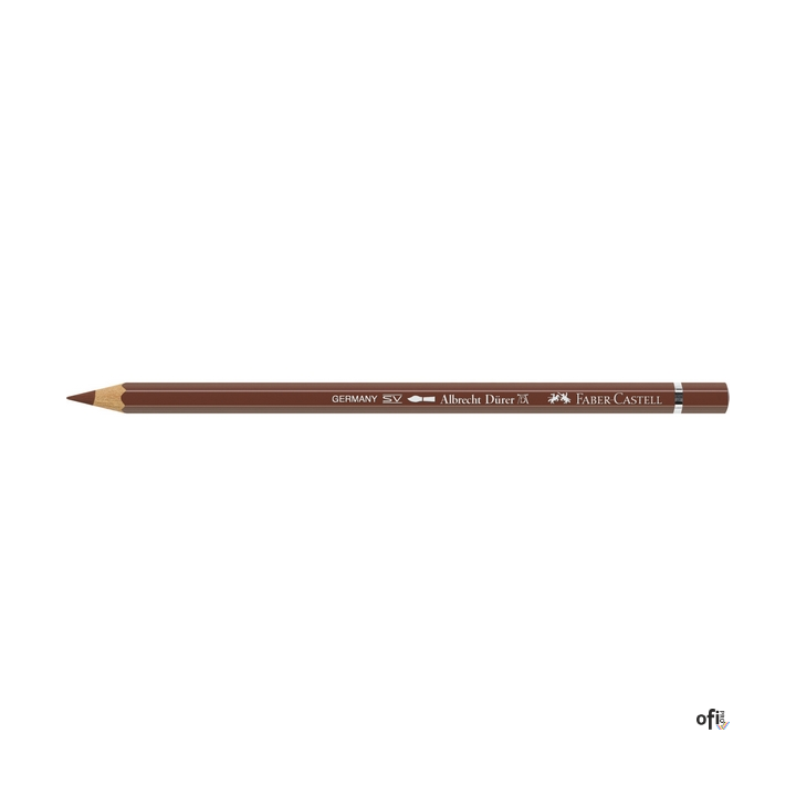 Kredka akwarelowa Albrecht D_rer Faber-Castell w kolorze burnt siena (283). Profesjonalna i niezawodna, zapewnia artystom dużą w