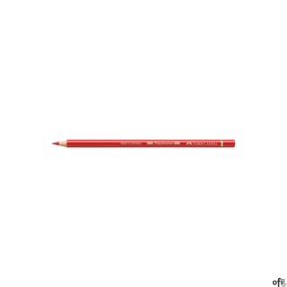 Kredka artystyczna Polychromos Faber-Castell w kolorze scarlet red (118). Seria ta jest ceniona na całym świecie zarówno przez p