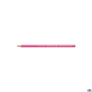 Kredka artystyczna Polychromos Faber-Castell w kolorze pink madder lake (129). Seria ta jest ceniona na całym świecie zarówno pr