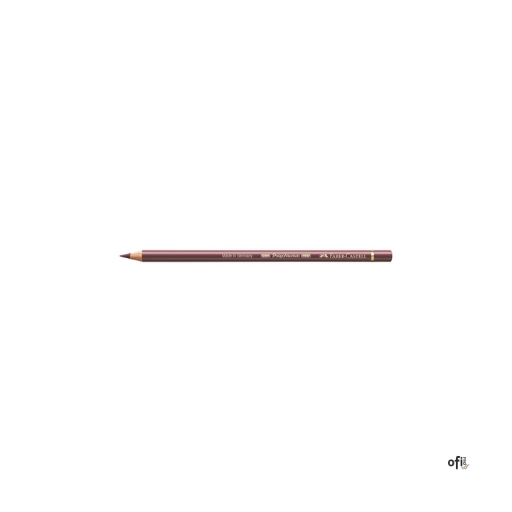 Kredka artystyczna Polychromos Faber-Castell w kolorze caput mortuum (169). Seria ta jest ceniona na całym świecie zarówno przez