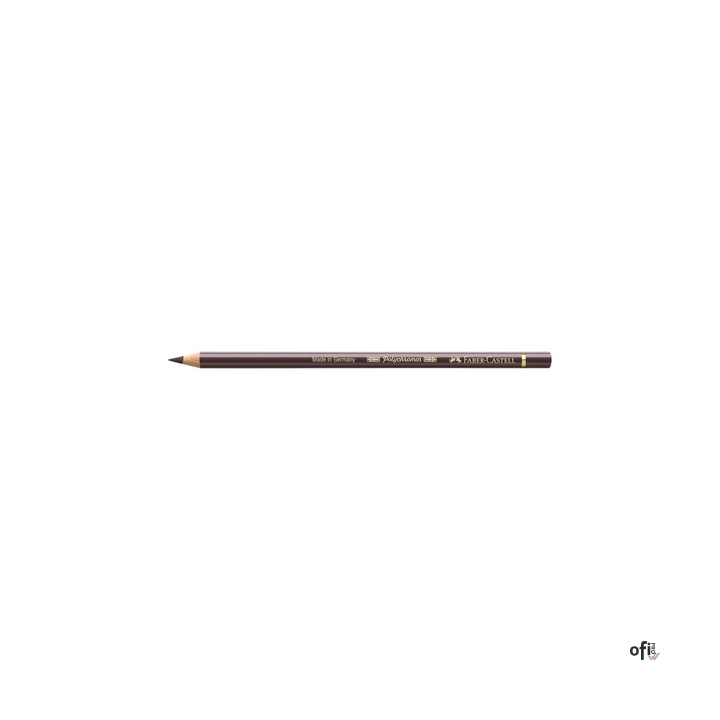 Kredka artystyczna Polychromos Faber-Castell w kolorze walnut brown (177). Seria ta jest ceniona na całym świecie zarówno przez 