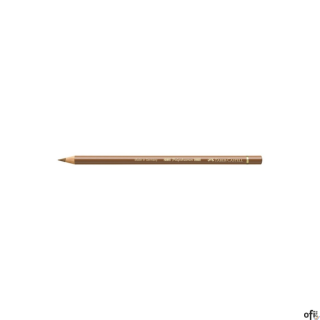 Kredka artystyczna Polychromos Faber-Castell w kolorze raw umber (180). Seria ta jest ceniona na całym świecie zarówno przez pro