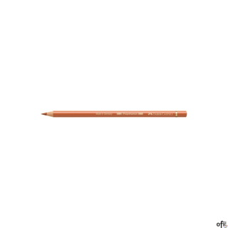 Kredka artystyczna Polychromos Faber-Castell w kolorze burnt ochre (187). Seria ta jest ceniona na całym świecie zarówno przez p