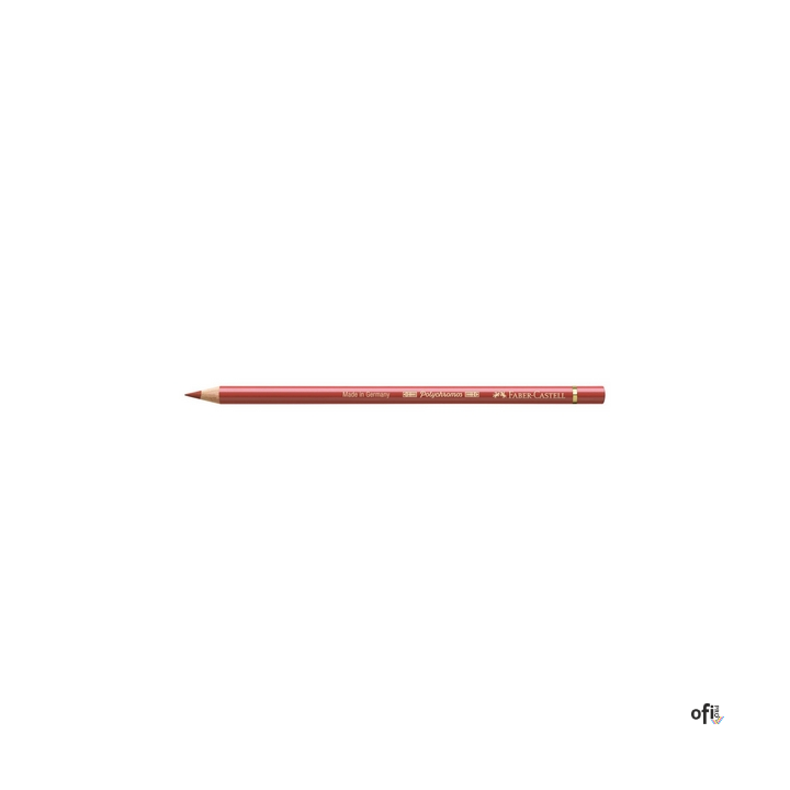 Kredka artystyczna Polychromos Faber-Castell w kolorze Venetian red (190). Seria ta jest ceniona na całym świecie zarówno przez 