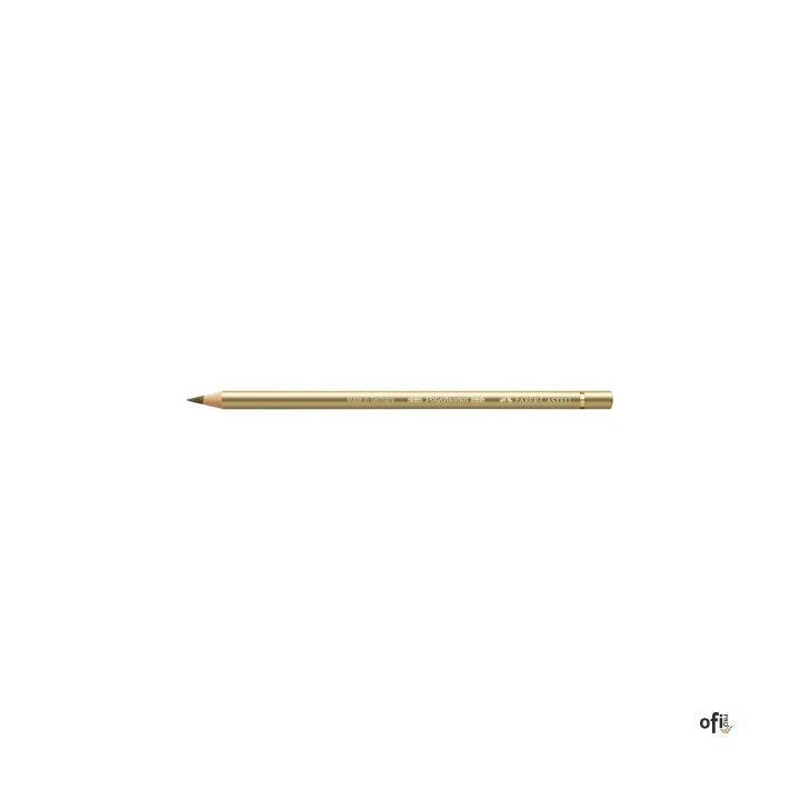 Kredka artystyczna Polychromos Faber-Castell w kolorze gold (250). Seria ta jest ceniona na całym świecie zarówno przez profesjo