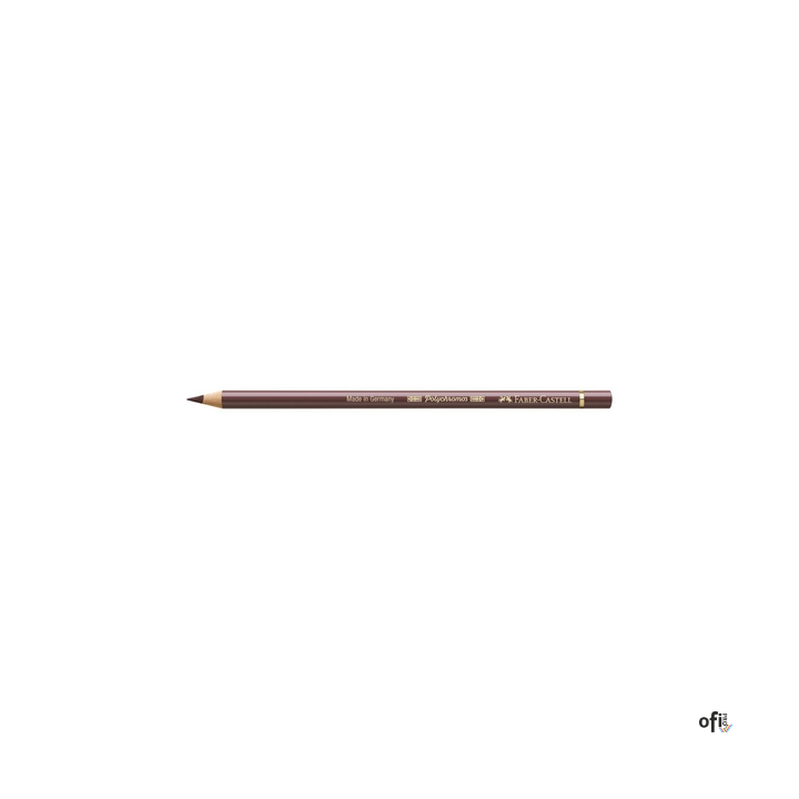 Kredka artystyczna Polychromos Faber-Castell w kolorze Van Dyck brown (176). Seria ta jest ceniona na całym świecie zarówno prze