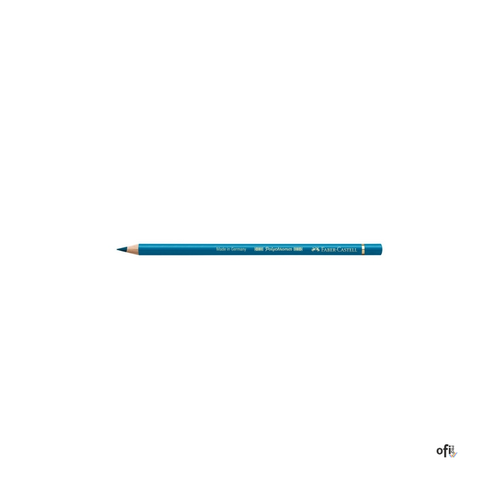 Kredka artystyczna Polychromos Faber-Castell w kolorze cobalt turquoise (153). Seria ta jest ceniona na całym świecie zarówno pr