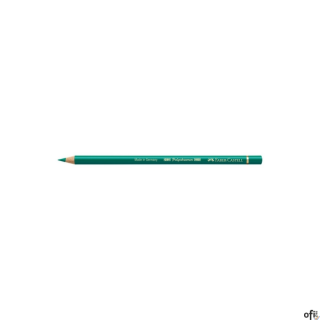 Kredka artystyczna Polychromos Faber-Castell w kolorze phthalo green (161). Seria ta jest ceniona na całym świecie zarówno przez