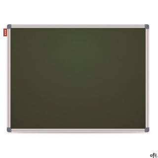 Tablica kredowa magnetyczna MEMOBE zielona, rama MTK200100.06.02.5aluminiowa Classic, 200x100 cm