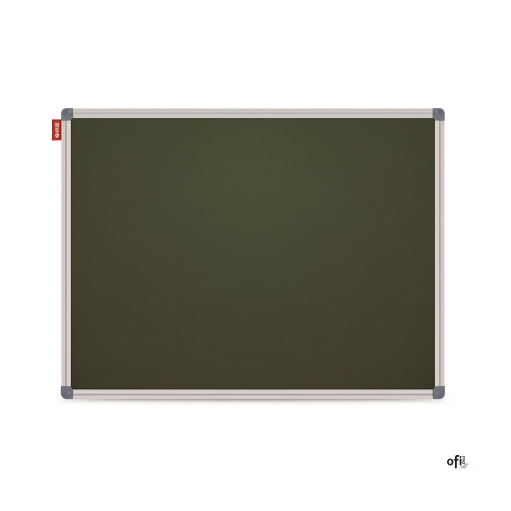 Tablica kredowa magnetyczna MEMOBE zielona, rama MTK200100.06.02.5aluminiowa Classic, 200x100 cm