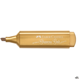 Zakreślacz 1546 metaliczny złoty Faber-Castell 154650 FC