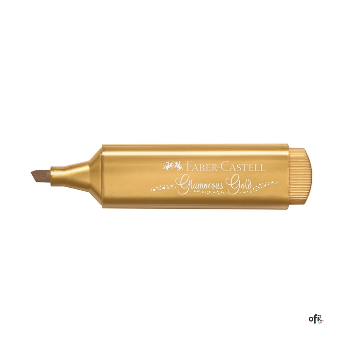 Zakreślacz 1546 metaliczny złoty Faber-Castell 154650 FC
