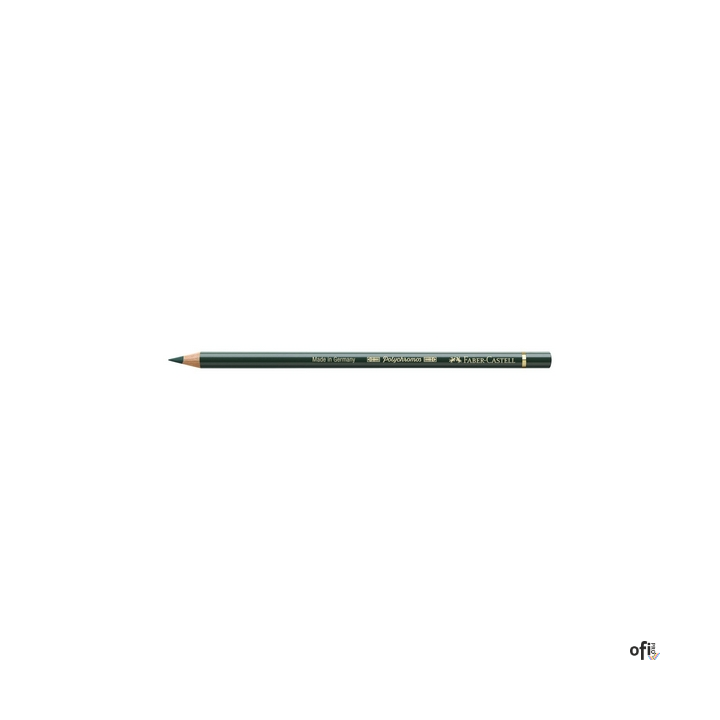 Kredka artystyczna Polychromos Faber-Castell w kolorze chrome oxide green (278). Seria ta jest ceniona na całym świecie zarówno 